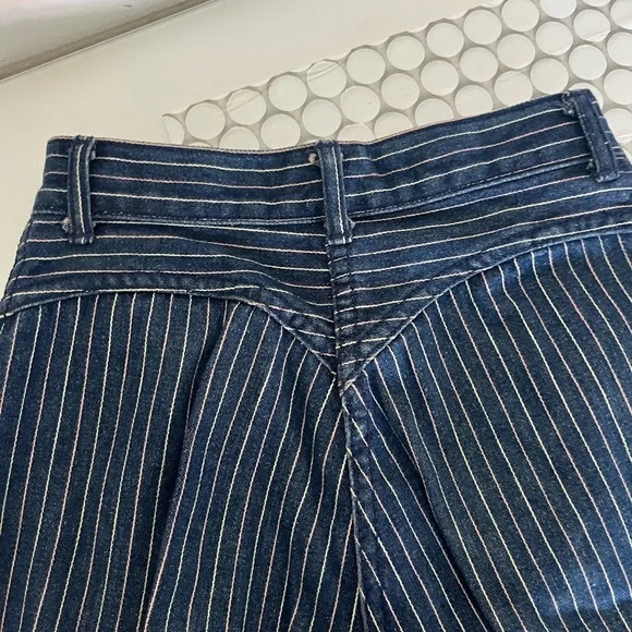 Gitano vintage women’s retro style striped jeans. #vintage #retro. - Picture 12 of 14